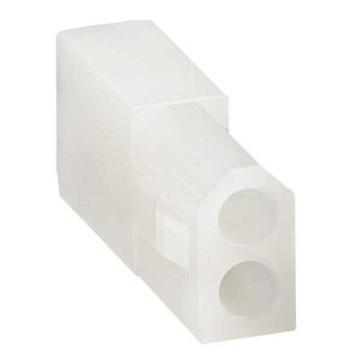 2 Rectangular Connectors - Housings Receptacle Natural 0.145