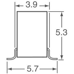 20 kOhms 0.25W, 1/4W Gull Wing Surface Mount Trimmer Potentiometer Cermet 5.0 Turn Top Adjustment - 5