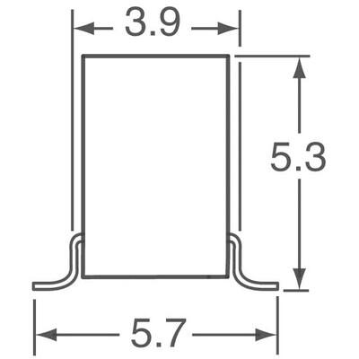 20 kOhms 0.25W, 1/4W Gull Wing Surface Mount Trimmer Potentiometer Cermet 5.0 Turn Top Adjustment - 5