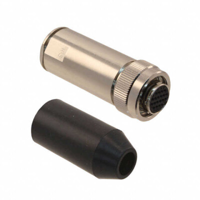 20 Position Circular Connector Plug, Female Sockets Solder Cup - 1