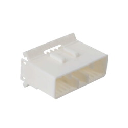 20 Rectangular Connectors - Housings Receptacle White 0.138