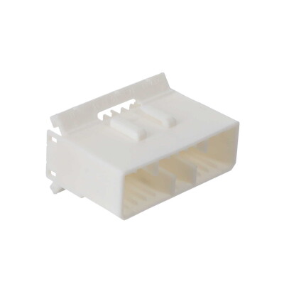 20 Rectangular Connectors - Housings Receptacle White 0.138