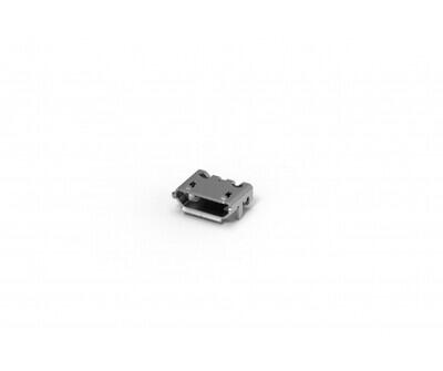 Micro USB 2.0, B Type Receptacle, DIP, GF - 1