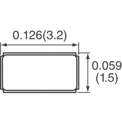 32.768 kHz ±20ppm Crystal 9pF 70 kOhms 2-SMD, No Lead - 3