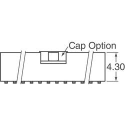 22 Position Receptacle Connector 0.050