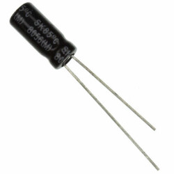 2.2 µF 63 V Aluminum Electrolytic Capacitors Radial, Can 54.28Ohm 2000 Hrs @ 85°C - 1