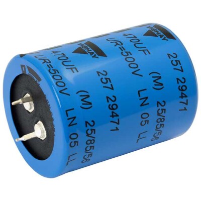 220 µF 450 V Aluminum Electrolytic Capacitors Radial, Can - Snap-In 820mOhm @ 100Hz 5000 Hrs @ 85°C - 1