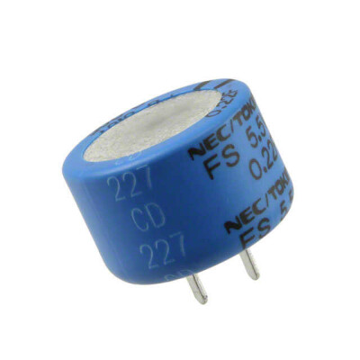 220 mF (EDLC) Supercapacitor 5.5 V Radial, Can 25Ohm @ 1kHz - 1