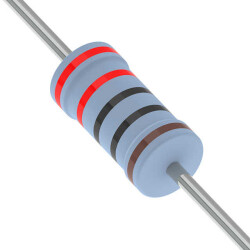 220 Ohms ±1% 0.25W, 1/4W Through Hole Resistor Axial Metal Film - 1