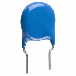 2200 pF -20%, +80% 3000V (3kV) Ceramic Capacitor E Radial, Disc - 1