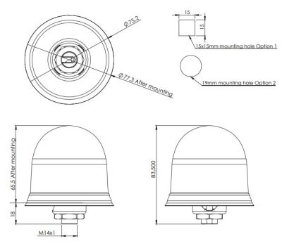 2.4 / 5.0 GHz, 4G LTE / 3G / 2G ISM Antenna, SMA Male - 3