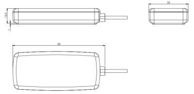 2.4/5.0 GHz WiFi / BT / ZigBee / ISM Antenna, LMR100 Cable, RP-SMA Male - 4