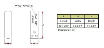 2.4 GHz - 2.5 GHz WLAN: Comata SMD Antenna - 4