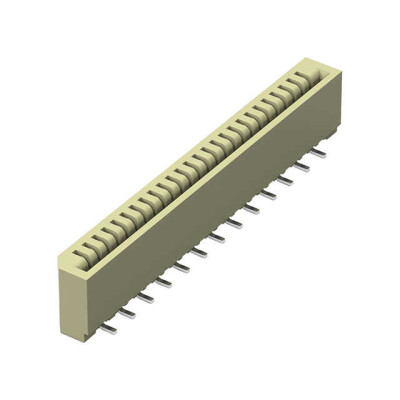 26 Position FPC Connector Contacts, Vertical - 1 Sided 0.039