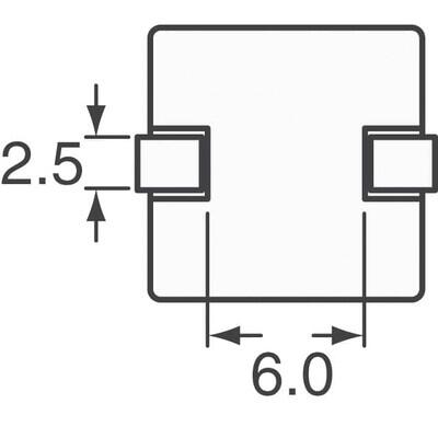 2.8 µH Shielded Wirewound Inductor 20 A 3.3mOhm Nonstandard - 3