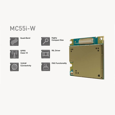 MC55i-W, 2G Quad-Band Modül (Konnektörlü) - 2