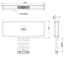 2.4 GHz 4G LTE / 3G / 2G / Cat-X / Cat-M / Cat-NB (NB-IoT) / WiFi / ISM, GPS / GLONASS Condor MIMO Anten, 5 Kablolu, SMA Erkek - 8