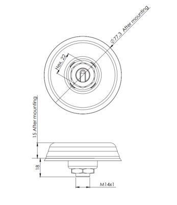 2.4/5.0 GHz WiFi / BT / ZigBee / ISM Anten - 3