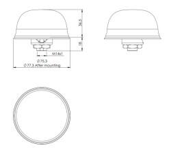 2.4/5.0 GHz WiFi / BT / ZigBee / ISM Anten - 3