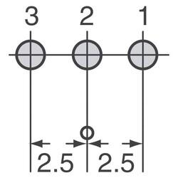 1 kOhms 0.5W, 1/2W PC Pins Through Hole Trimmer Potentiometer Cermet 25 Turn Top Adjustment - 6