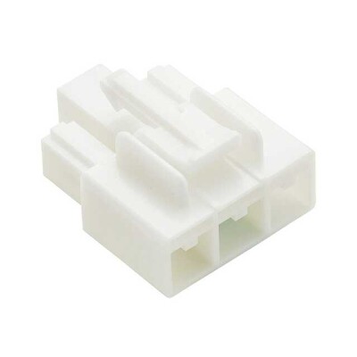 3 Position Blade Type Power Housing Connector Plug Natural 0.287