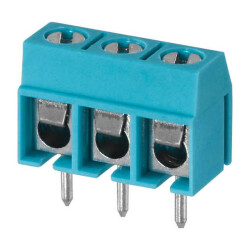 3 Position Wire to Board Terminal Block Horizontal with Board 0.197