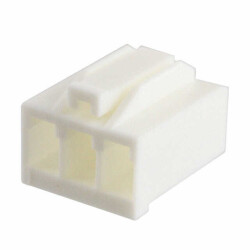 3 Rectangular Connectors - Housings Receptacle Natural 0.138