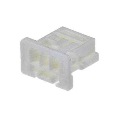 3 Rectangular Connectors - Housings Receptacle White 0.079