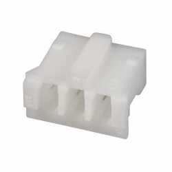 3 Rectangular Connectors - Housings Receptacle Natural 0.079