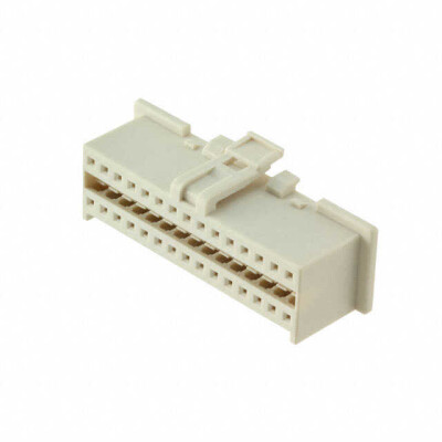 30 Rectangular Connectors - Housings Receptacle Natural 0.079