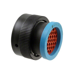 31 Position Circular Connector Plug Housing Free Hanging (In-Line) Coupling Nut, Ring Adapter - 1