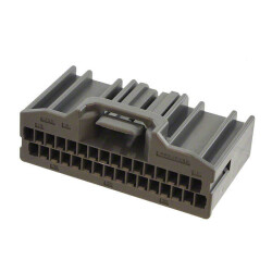 32 Rectangular Connectors - Housings Receptacle Gray 0.087