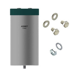 320 µF Film Capacitor 1300V (1.3kV) Polypropylene (PP), Metallized Radial, Can - 1