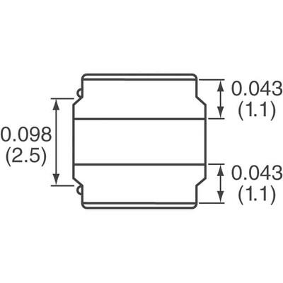 3.3 µH Shielded Wirewound Inductor 2 A 66mOhm Max Nonstandard - 2