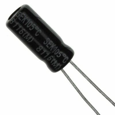 3.3 µF 200 V Aluminum Electrolytic Capacitors Radial, Can 60.32Ohm 2000 Hrs @ 105°C - 1