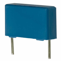 3300 pF Film Capacitor 500V 1600V (1.6kV) Polypropylene (PP), Metallized Radial - 1