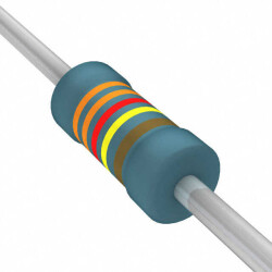 33.2 Ohms ±1% 0.5W, 1/2W Through Hole Resistor Axial Metal Film - 1