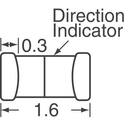 3.9 nH Unshielded Multilayer Inductor 900 mA 150mOhm Max 0603 (1608 Metric) - 2