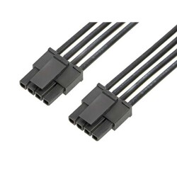 4 Position Cable Assembly Rectangular Socket to Socket 0.492' (150.00mm, 5.91