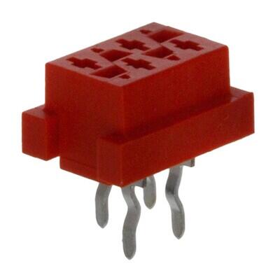 4 Position Receptacle Connector 0.100