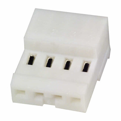 4 Position Rectangular Receptacle Connector IDC Tin 24 AWG - 1