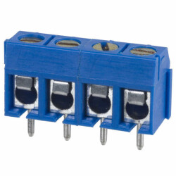 4 Position Wire to Board Terminal Block Horizontal with Board 0.197