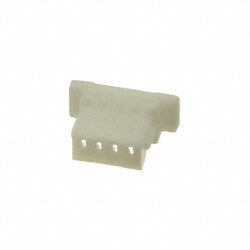 4 Rectangular Connectors - Housings Receptacle Natural 0.039