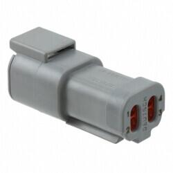 4 Rectangular Connectors - Housings Receptacle - 2