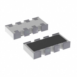 330 Ohm ±5% 62.5mW Power Per Element Isolated 4 Resistor Network/Array ±250ppm/°C 0804, Convex, Long Side Terminals - 1