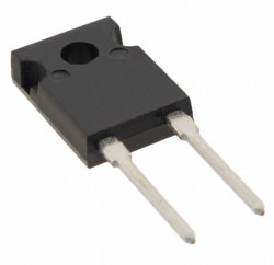 40 Ohms ±1% 15W Through Hole Resistor TO-126-2 Moisture Resistant, Non-Inductive Thick Film - 1