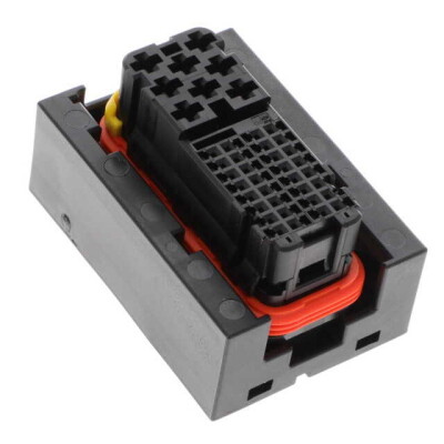 40 (32 + 8 Power) Rectangular Connectors - Housings Plug Black - 1