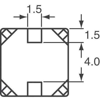 47 µH Shielded Wirewound Inductor 1.03 A 260mOhm Max Nonstandard - 4