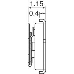 4.7 kOhms 0.1W, 1/10W J Lead Surface Mount Trimmer Potentiometer Carbon 1 Turn Top Adjustment - 4