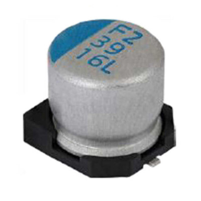 47 µF 25 V Aluminum - Polymer Capacitors Radial, Can - SMD 5000 Hrs @ 105°C - 1